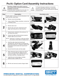 Thumbnail of document Manual - ProVU Option Cards